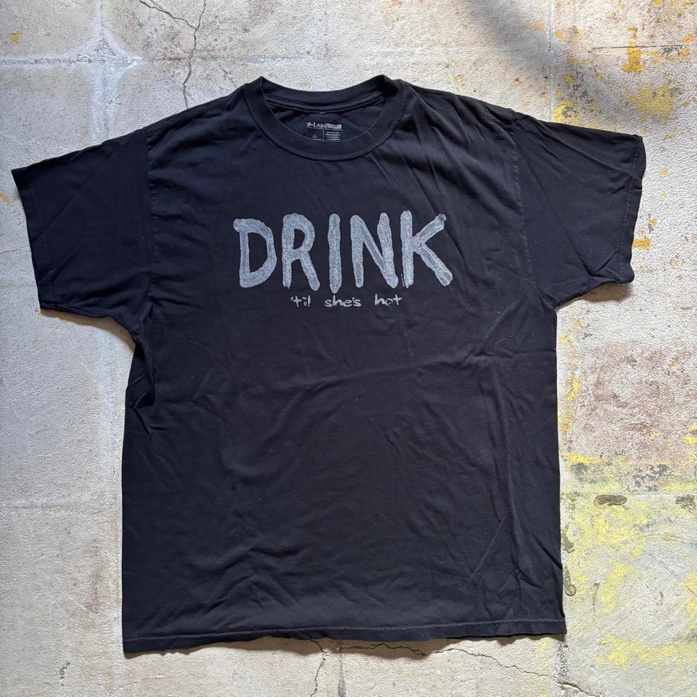D-Lab Black Text Graphic Tee - XL